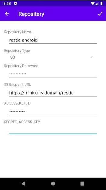 Скриншот 2 — Restic