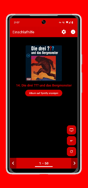 Скриншот 1 — Einschlafhilfe