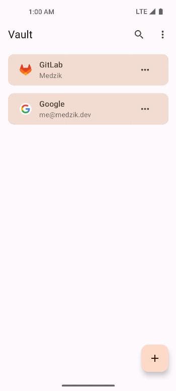 Скриншот 1 — LibrePass