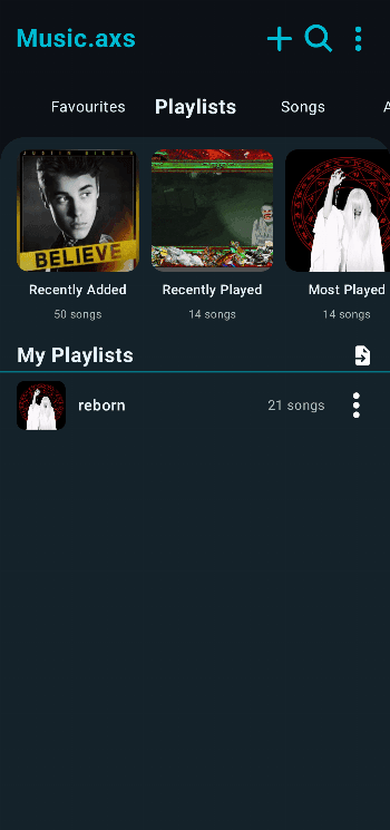 Скриншот 2 — Music.axs