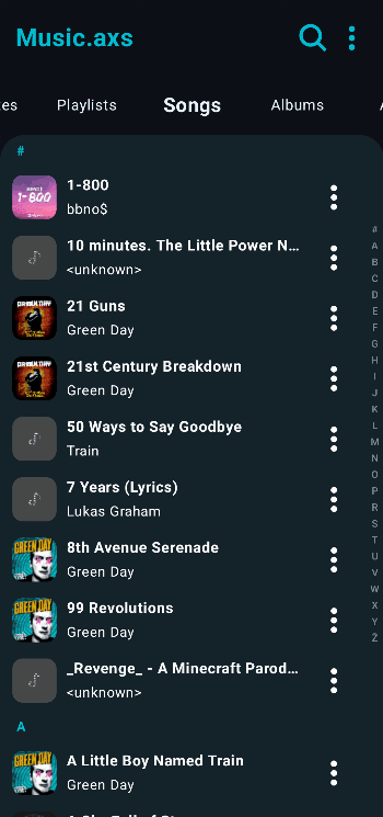Скриншот 3 — Music.axs