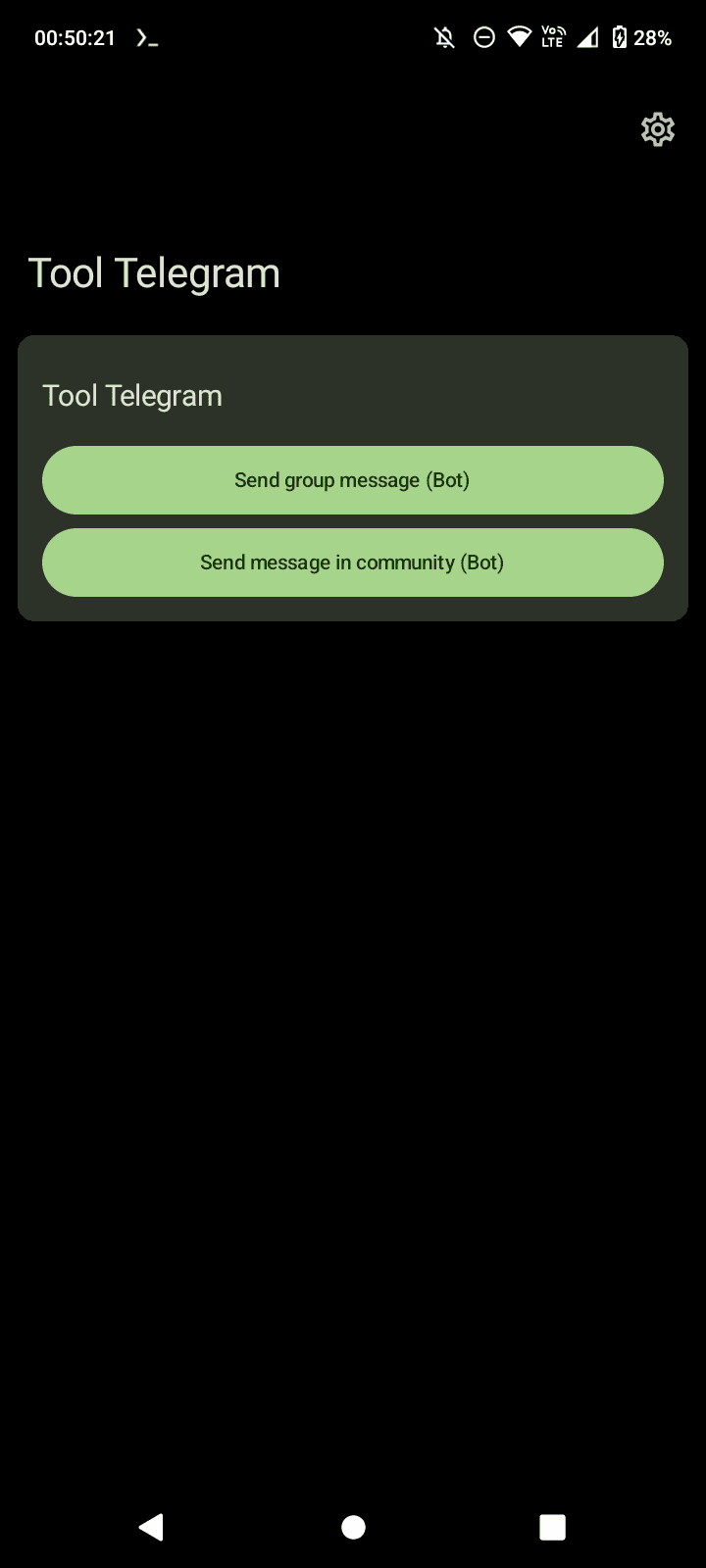 Скриншот 1 — Tool Telegram
