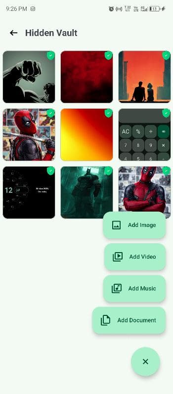 Скриншот 6 — Calculator - Hide Files