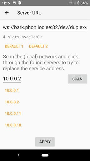 Скриншот 1 — Kõnele service