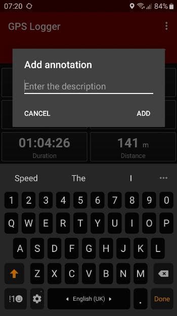 Скриншот 4 — GPS Logger