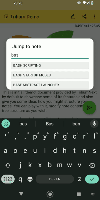 Скриншот 3 — TriliumDroid