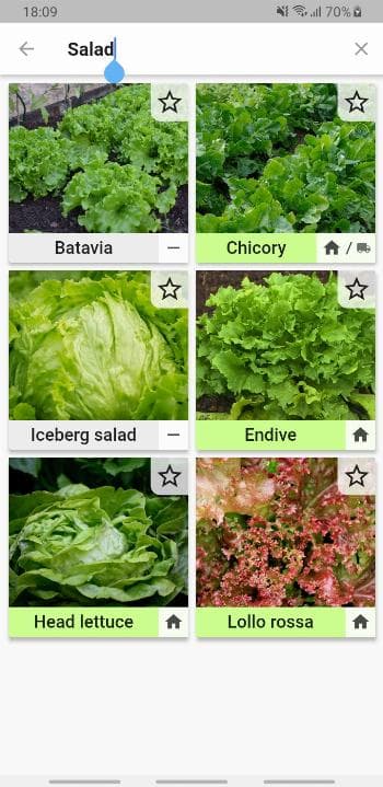 Скриншот 3 — Seasonal Foods Calendar
