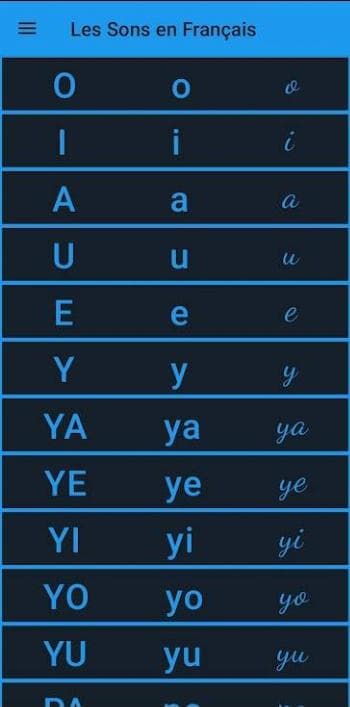 Скриншот 1 — Les Sons en Français