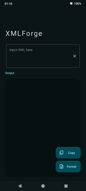 Скриншот 1 — XMLForge