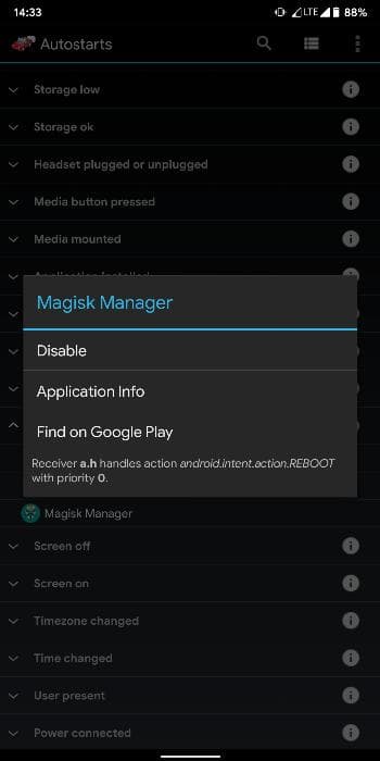 Скриншот 2 — Autostarts - Block apps from starting automaticall