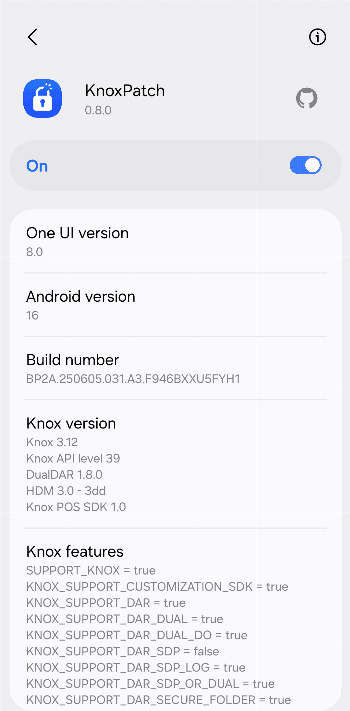 Скриншот 2 — KnoxPatch