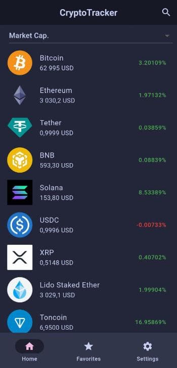 Скриншот 5 — CryptoTracker
