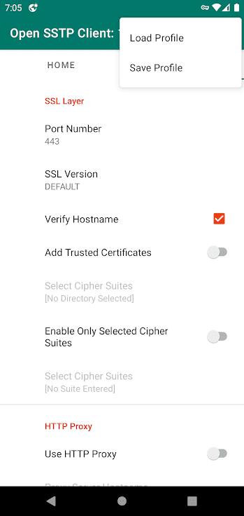 Скриншот 2 — Open SSTP Client