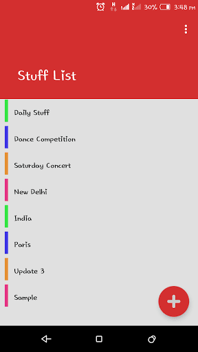 Скриншот 2 — Stuff List