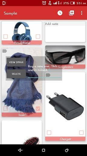 Скриншот 3 — Stuff List
