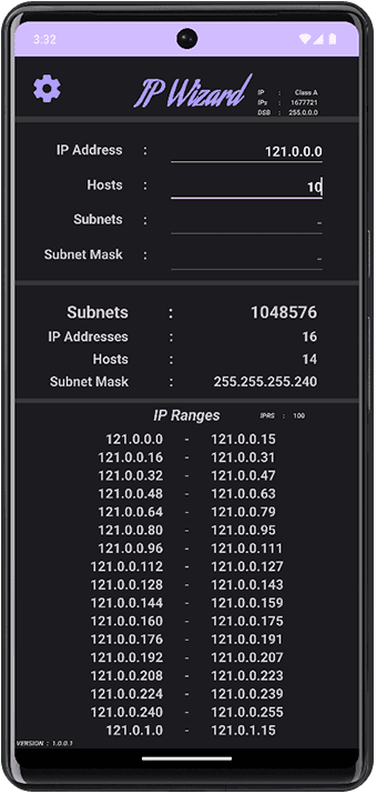 Скриншот 1 — IP Wizard