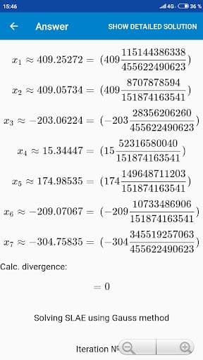 Скриншот 2 — MatrixSolver