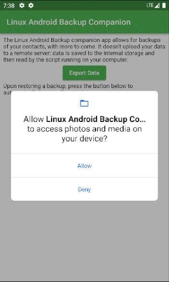 Скриншот 3 — Open Android Backup Companion