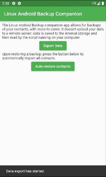 Скриншот 5 — Open Android Backup Companion