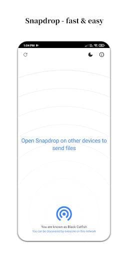 Скриншот 1 — Pairdrop Snapdrop