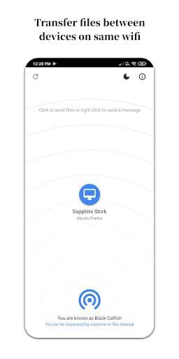 Скриншот 2 — Pairdrop Snapdrop