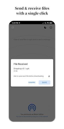 Скриншот 3 — Pairdrop Snapdrop