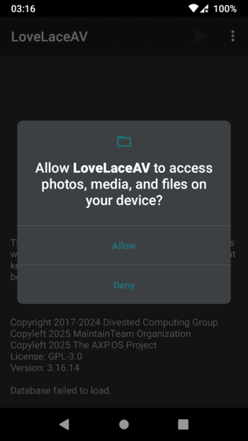 Скриншот 1 — LoveLaceAV