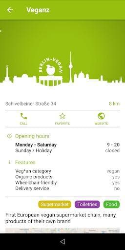 Скриншот 2 — Berlin-Vegan