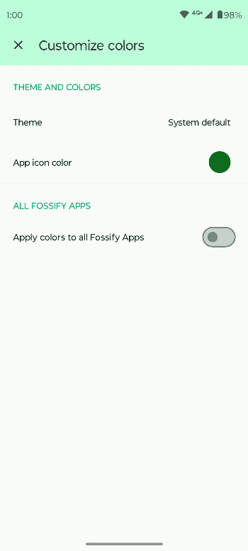 Скриншот 3 — Fossify Thank You