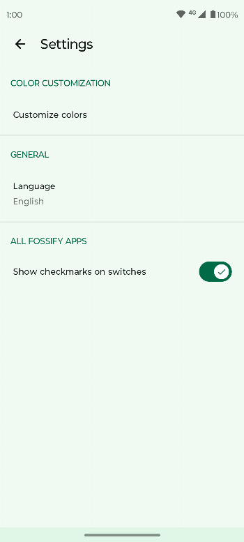 Скриншот 6 — Fossify Thank You