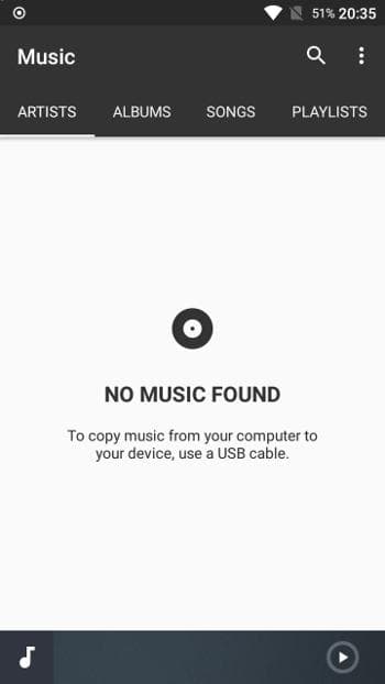 Скриншот 1 — Music