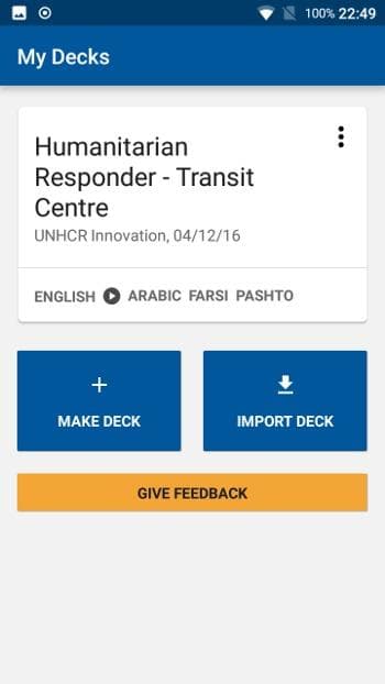Скриншот 1 — Translation Cards