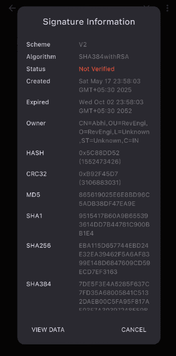 Скриншот 3 — RevEngi App