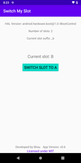 Скриншот 1 — Switch My Slot