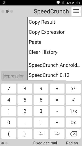 Скриншот 4 — SpeedCrunch