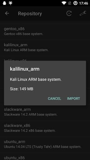 Скриншот 2 — Linux Deploy