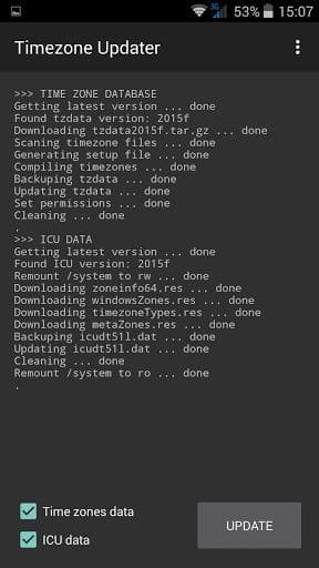 Скриншот 2 — Timezone Updater