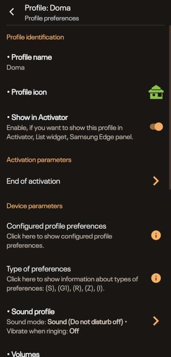 Скриншот 5 — PhoneProfilesPlus