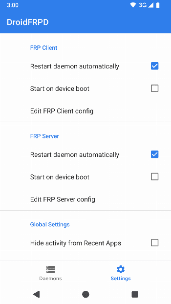 Скриншот 2 — DroidFRPD