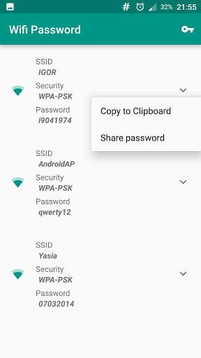 Скриншот 2 — Wifi Password