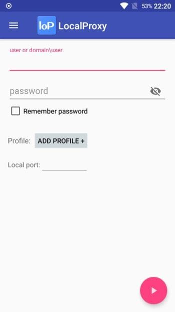 Скриншот 1 — LocalProxy