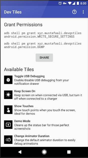 Скриншот 1 — Dev Tiles