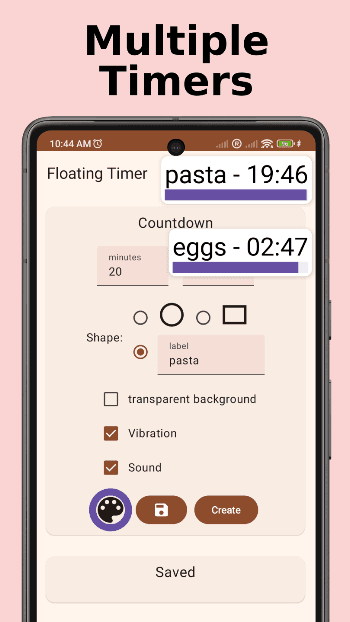 Скриншот 1 — Floating Timer