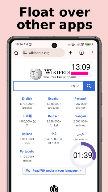 Скриншот 2 — Floating Timer