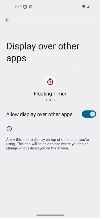 Скриншот 5 — Floating Timer