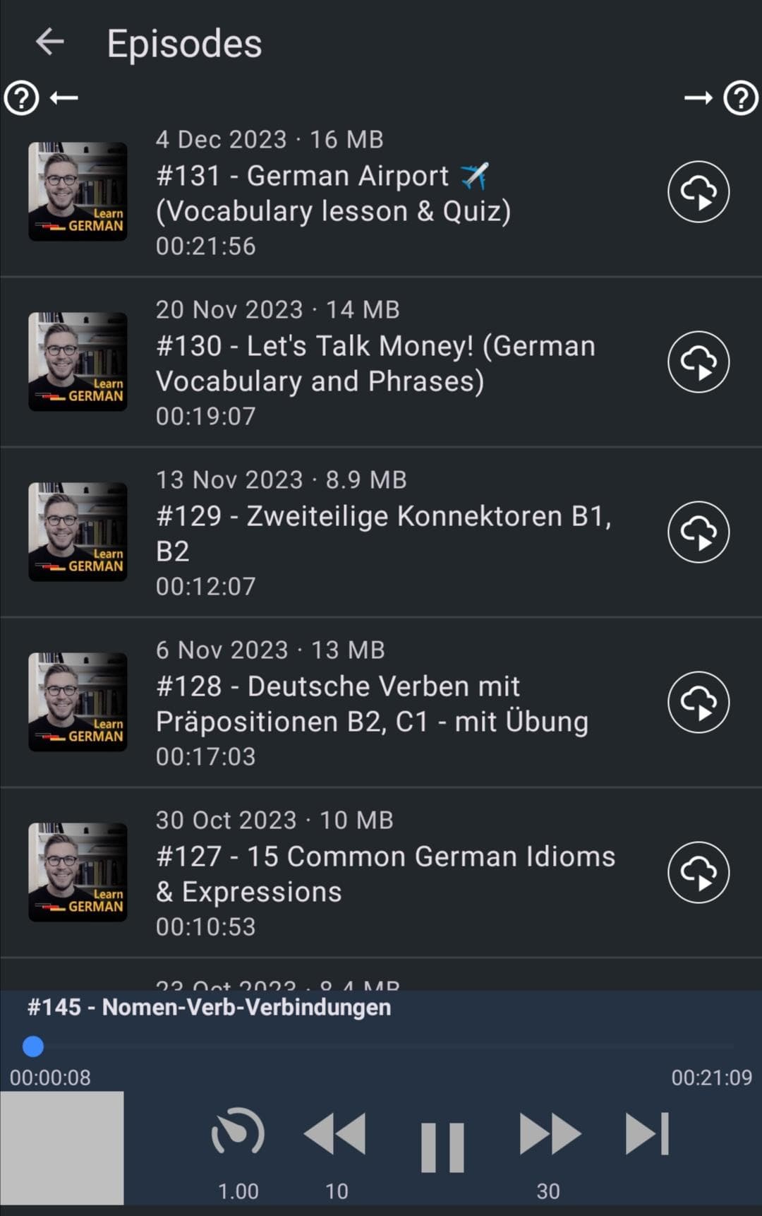 Скриншот 1 — Podcini.A - Extensible media instrument