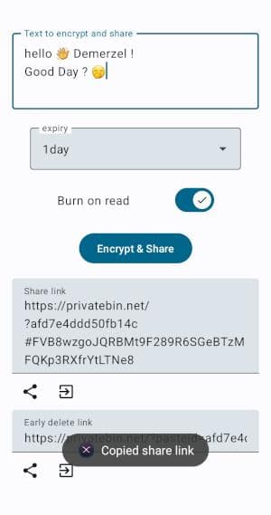 Скриншот 5 — Share Paste O2