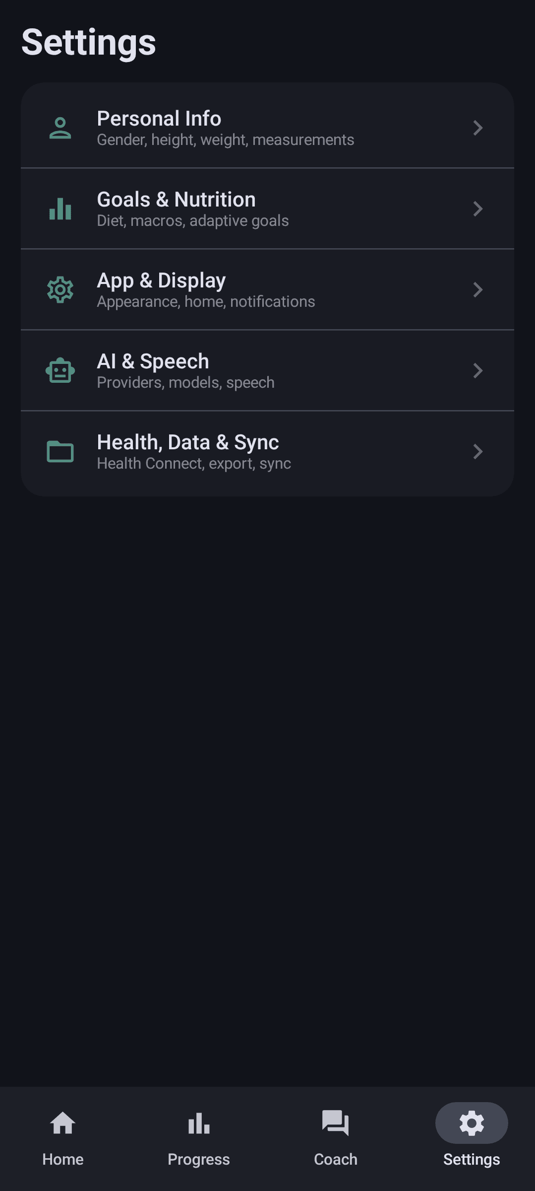Скриншот 5 — Chompass - Calorie Tracker