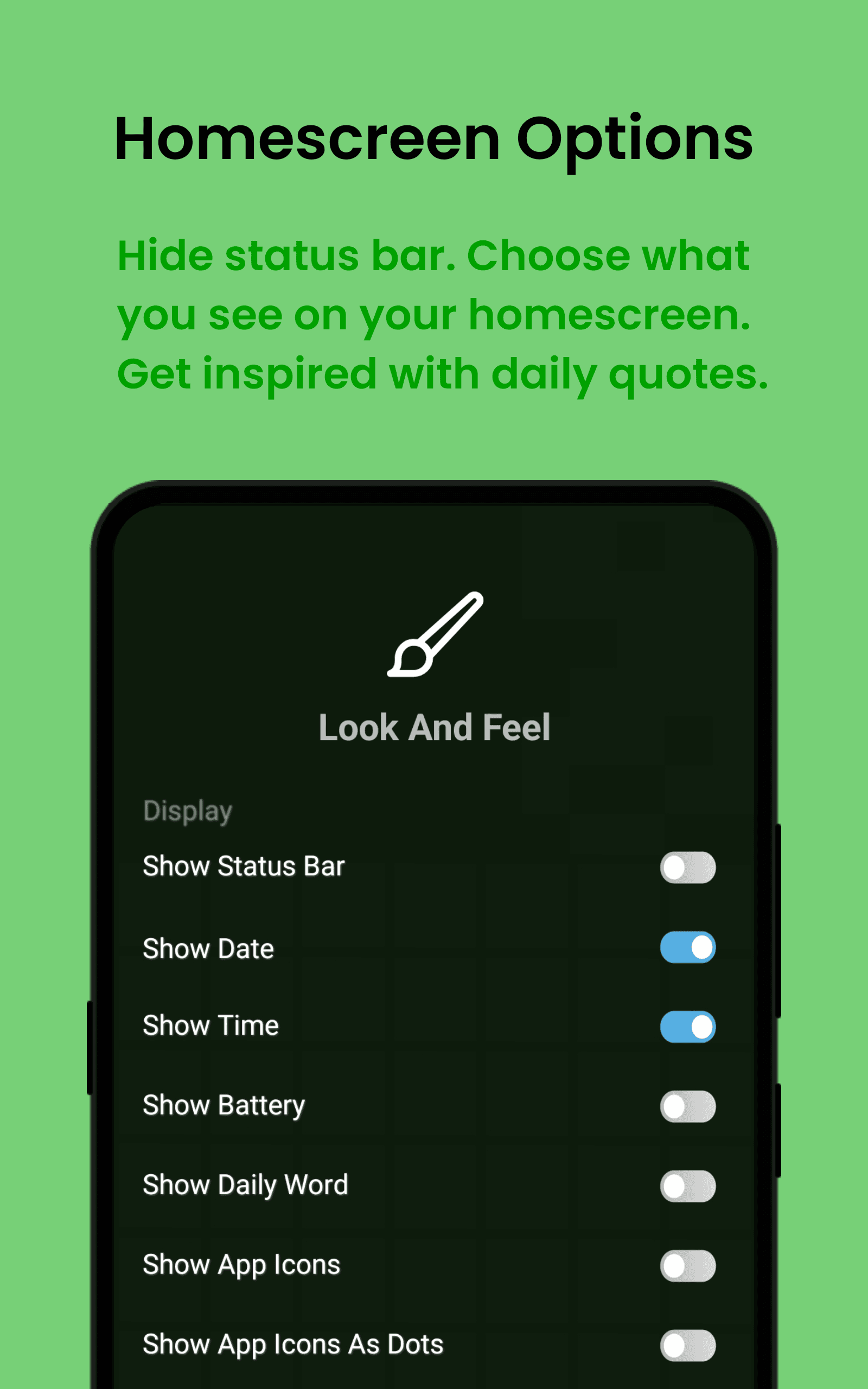 Скриншот 5 — Easy Launcher - Minimal launcher