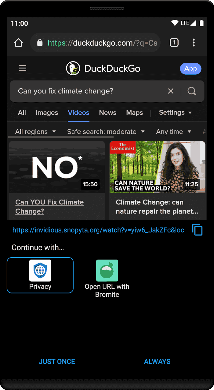 Скриншот 2 — UntrackMe